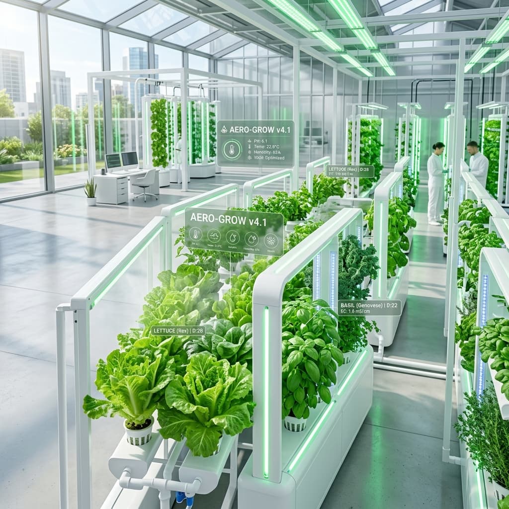 Hydro Grow Farm Commercial Hydroponics Setup Powered by Urja Vikas
